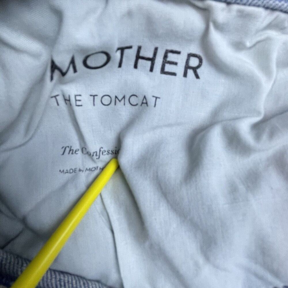 Mother Superior Jeans Womens 24 Tomcat Confession Button Fly Ripped Thrashed - Picture 8 of 8